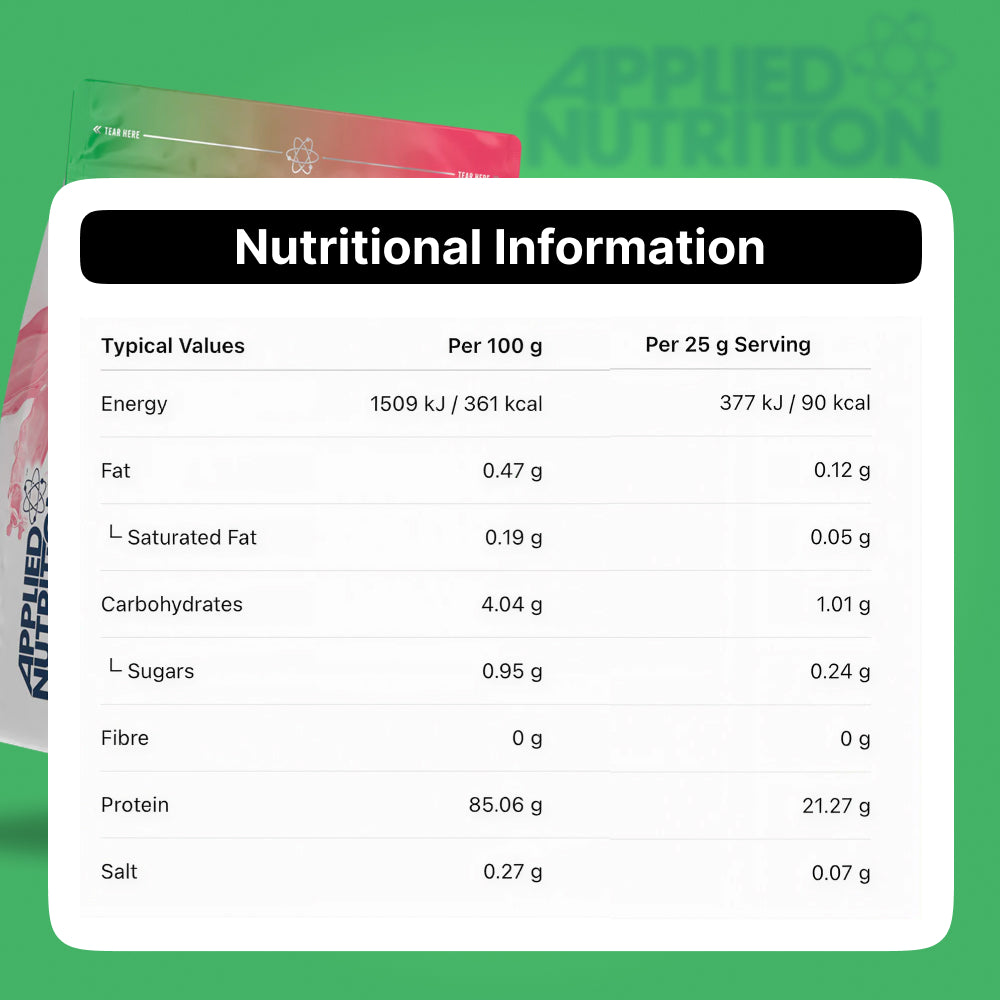 Applied Nutrition Clear Whey Isolate – نكهة التفاح الحامض – 875g