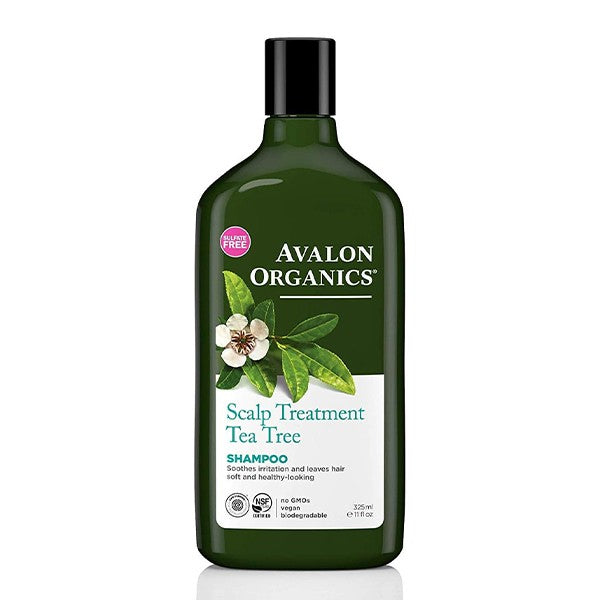Avalon Organics Rosemary Hair Shampoo Tea Tree 325ml Scalp Treatment