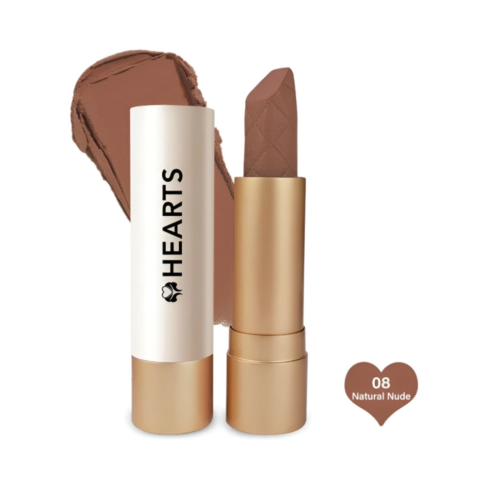 Hearts Lipstick Creamy Natural Nude Creamy