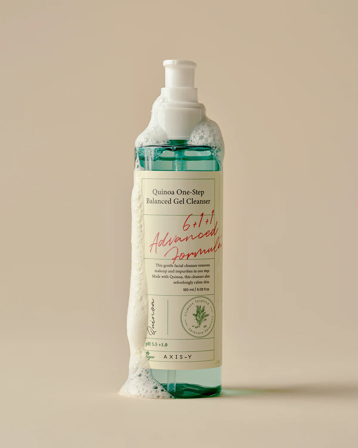 Axis-y Quinoa One Step Balanced Gel Cleanser - Gentle pH Face Wash