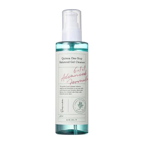 Axis-y Quinoa One Step Balanced Gel Cleanser - Gentle pH Face Wash