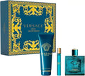 Versace Eros 3Pcs Gift Set (Men) Edp 100ml + Sample Travel Edp 10ml + Shower Gel 150ml