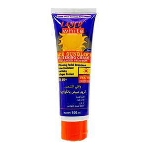 Laser White Sun Cream 100ml And A Skin Lightener With Natural Collagen SPF50+UV