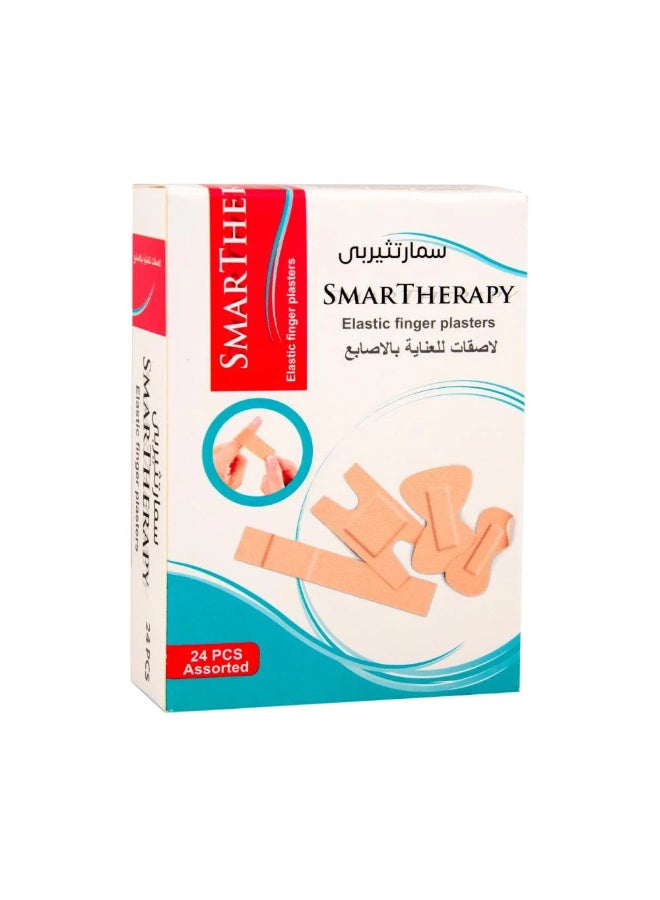 Smart therapy finger bandage patches 24 pcs assorted