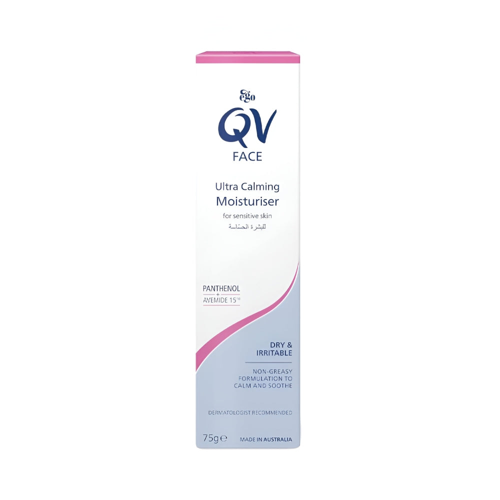 QV Face Cream 75ml Ultra-Soothing Moisturizer For Sensitive Skin
