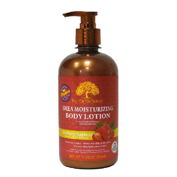 Wokali Body Cream 500g With Shea Butter Strawberry And Organic Berries