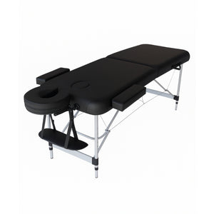 Salon system  massage bed portable aluminum base with bag black