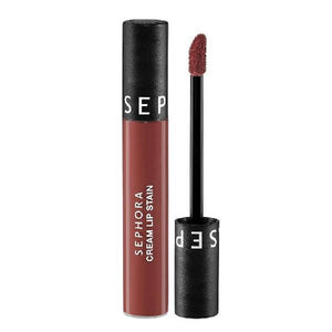 Sephora liquid lipstick lip satin cream 02 dalia mubarak classic beige