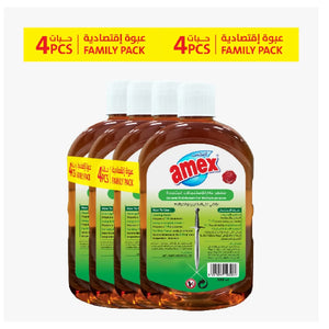 سائل أمكس المطهر والمعقم البني – 4 × 500 مل