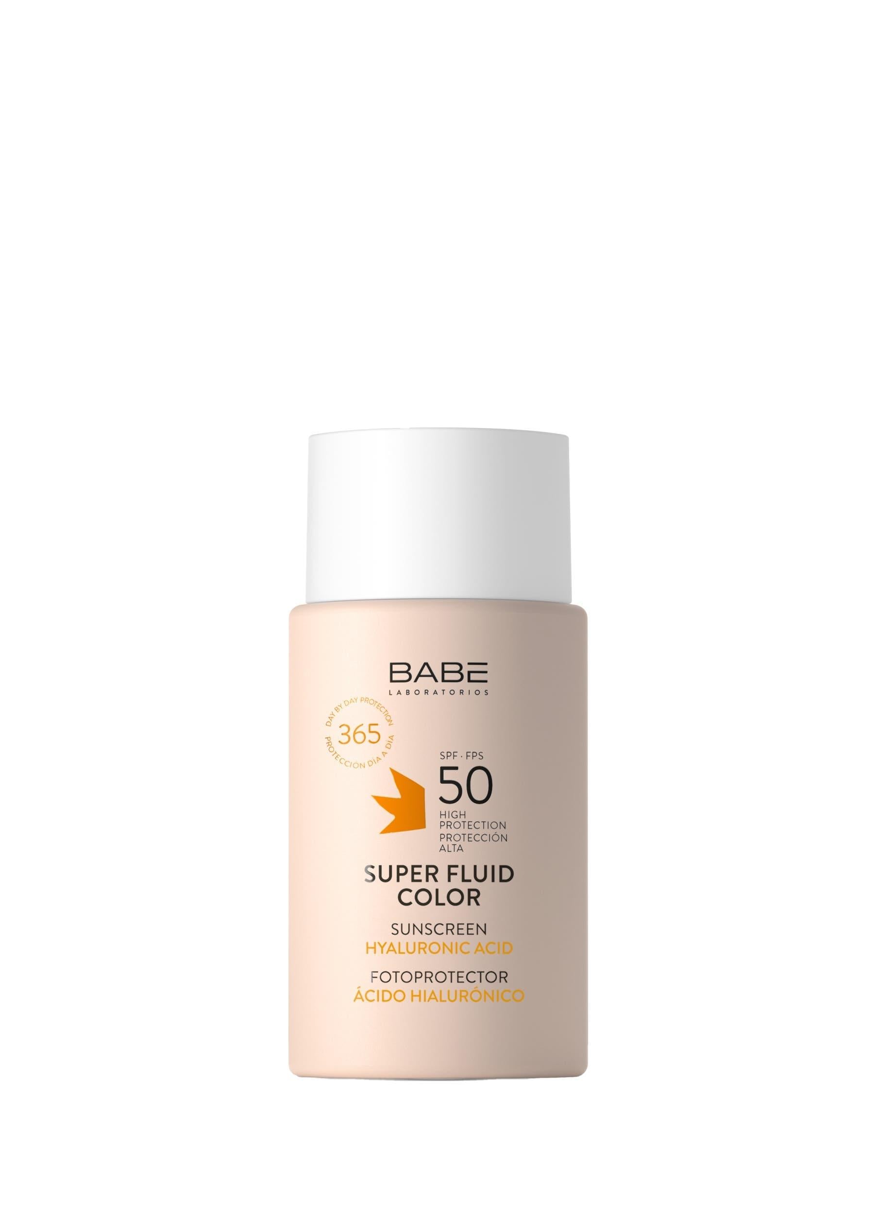 Babe FACIAL SUNSCREEN SUPER FLUID COLOR SPF50 50ML