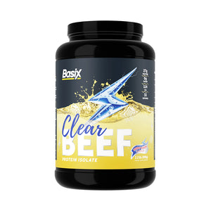 Basix Clear Beef Protein Isolate – Sugar-Free Paleo Supplement Energy Fusion 2.2 LB