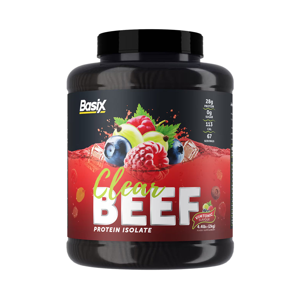 Basix Clear Beef Protein Isolate - Vimtonic Flavor - 4.4 LB