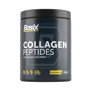 Basix Collagen Peptides – Hydrolysed - Unflavored Protein Powder 300g