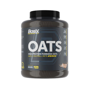 Basix Oats – شوفان بروتين عالي، نكهة Golden Syrup – 6.6 LB