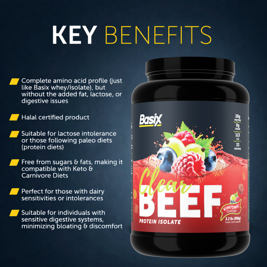 Basix Clear Beef Protein Iso Vimtonic 2.2 LB