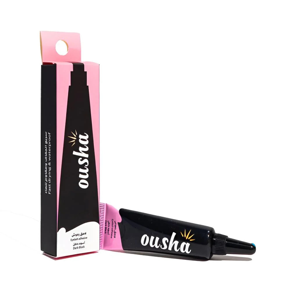 Ousha eyelash glue waterproof dark black
