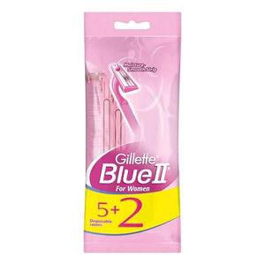Gillette blue 2 women's razor blades pink 5+2 pcs