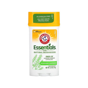 Arm & Hammer Deodorant Stick 71g Essentials With The Refreshing Scent Of Lavender And Rosemary