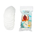 Beauty System Rounded Cotton Pads White 50pc