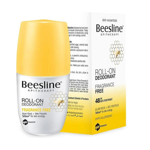 مزيل رائحة Beesline رول أون خالي من العطر للجلد الحساس