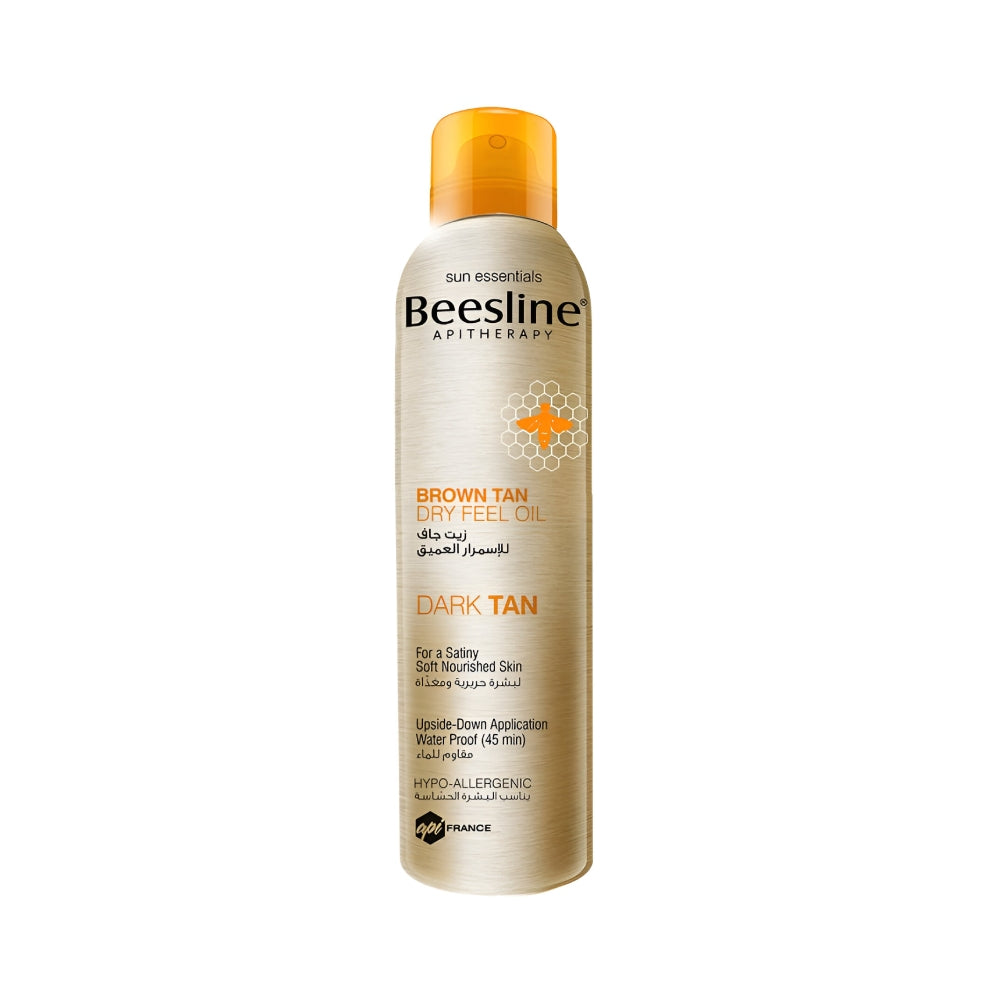 Beesline Beesline Tanning Oil 150ml Brown Dry Feel Oil Spray Dark Tan