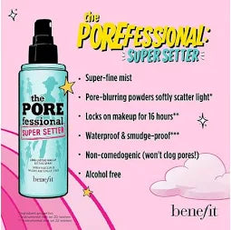 Benefit Porefessional Super Setter – سبراي تثبيت مكياج طويل الأمد