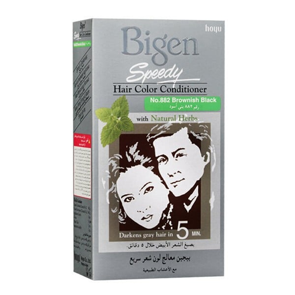 Bigen Bigen Hair Color 80g speedy 882 Brownish Black