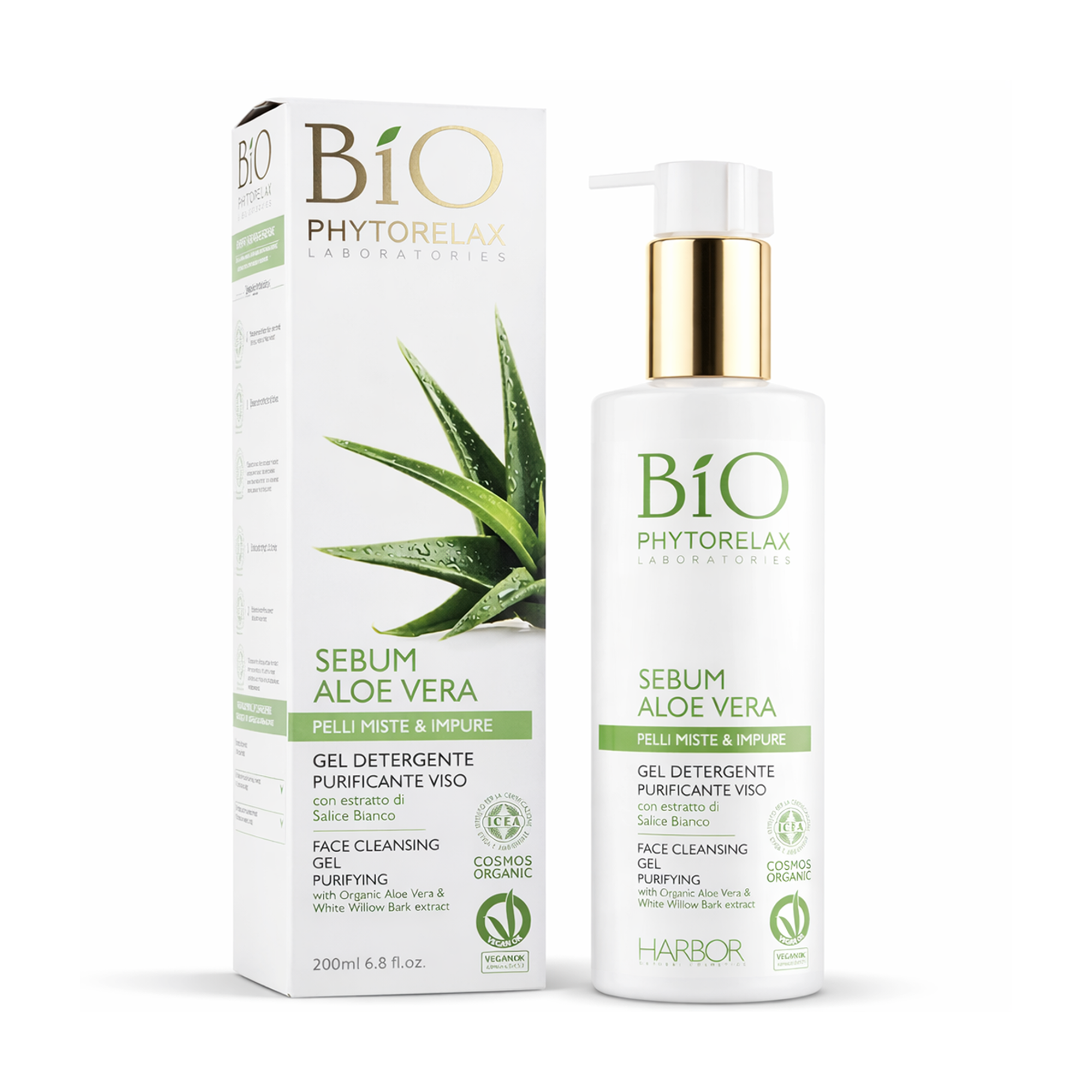 Aloe Vera Purifying Face Gel Cleanser – 200ml Bottle