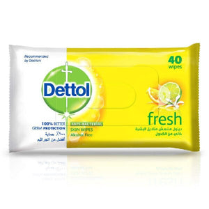 Dettol wet wipes 40pc fresh