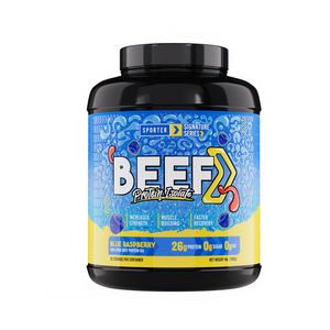 Sporter Beef Protein Isolate Blue Raspberry Flavor 4 lbs