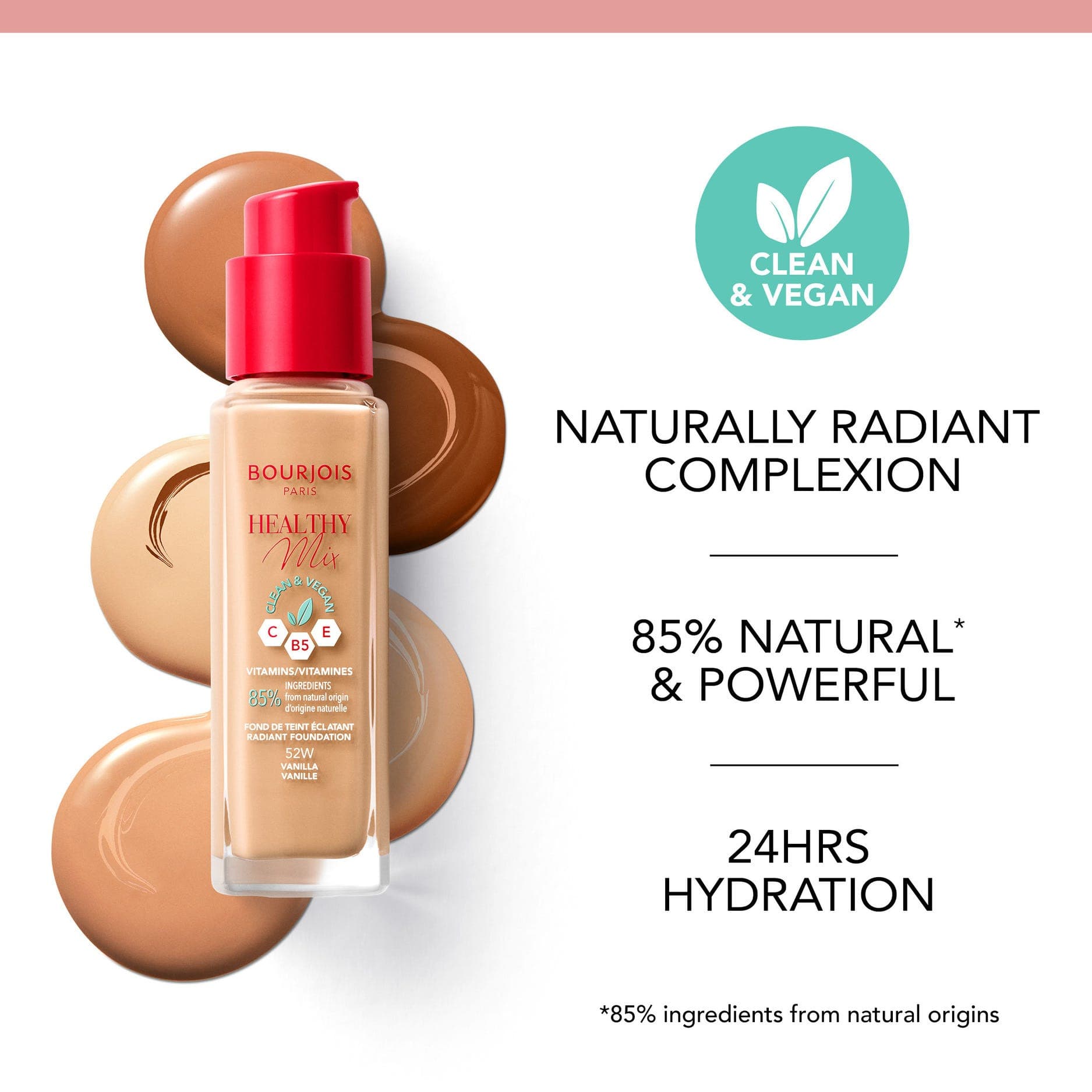 Bourjois Healthy Mix Serum Foundation - 55 Deep Beige