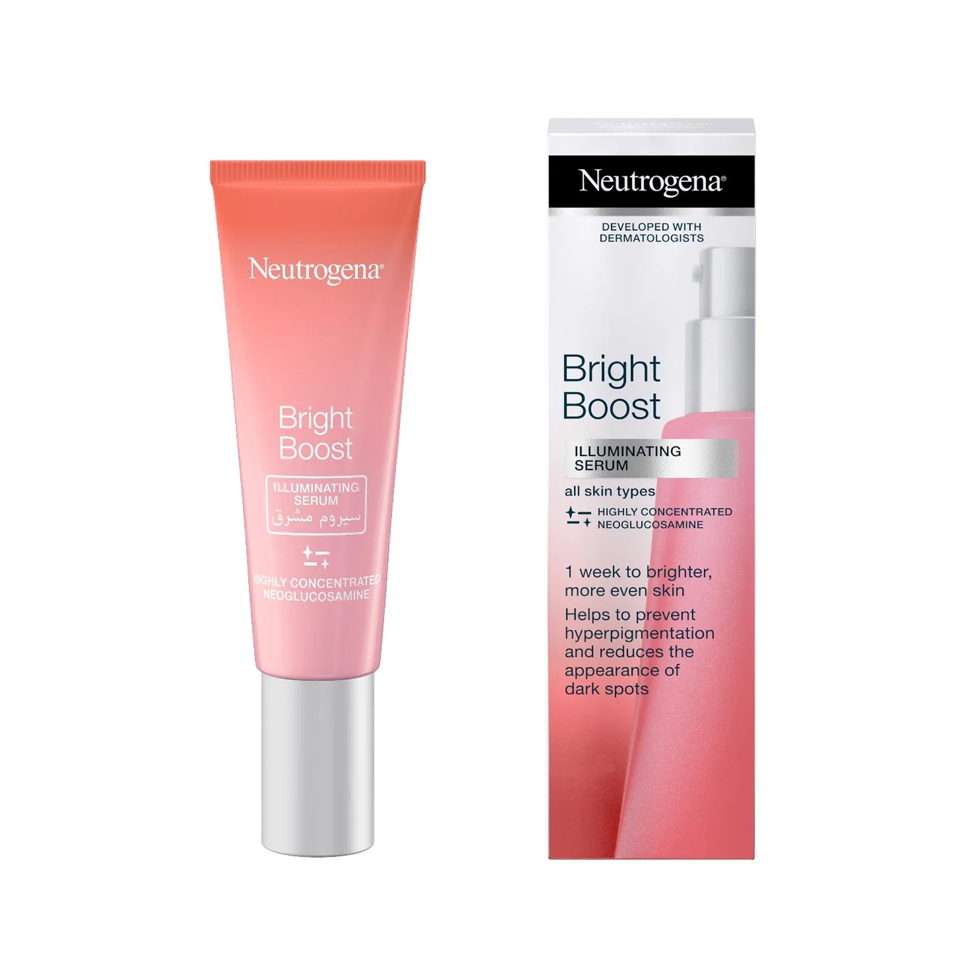 Neutrogena Bright Boost Illuminating Serum & Resurfacing Polish - Skin Brightener