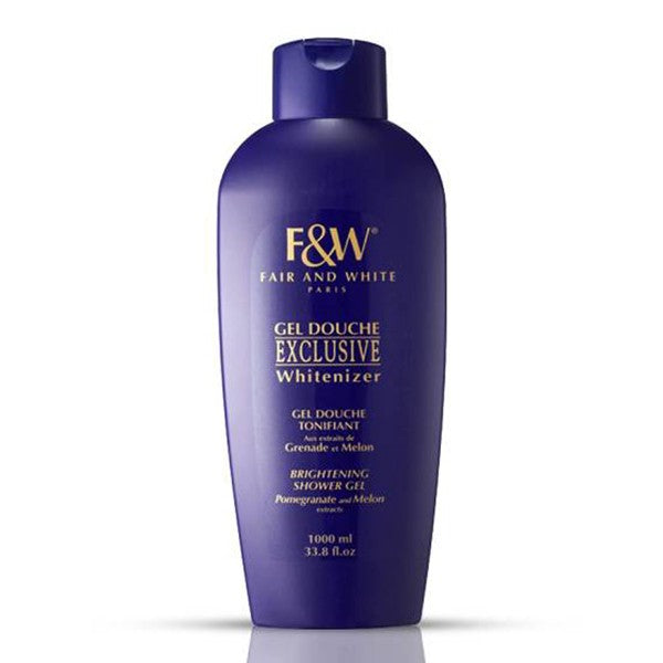 Fair & white shower gel 1000ml exclusive whitenizer
