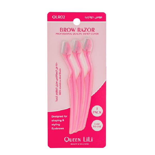Queen lili eyebrows razors 3blades