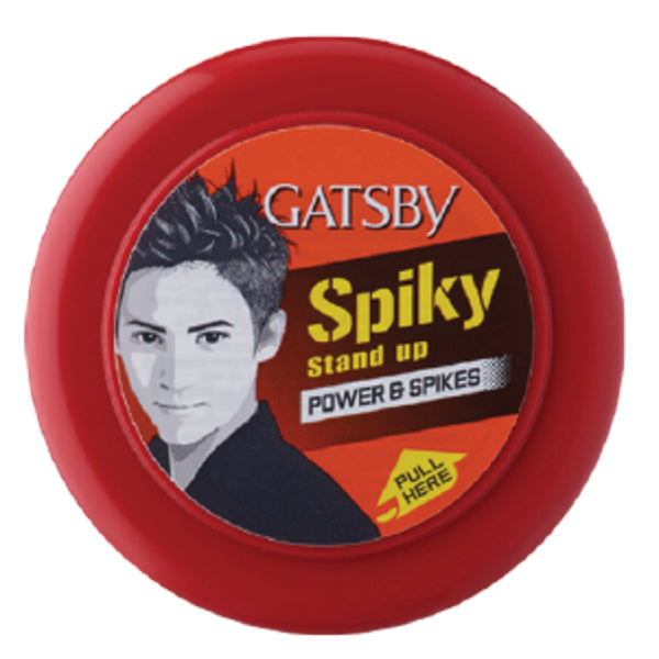 Gatsby hair styling wax 75g power & spikes red
