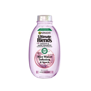 Garnier Hair Shampoo 600ml Ultra Doux Rice Water Infusion & Starch