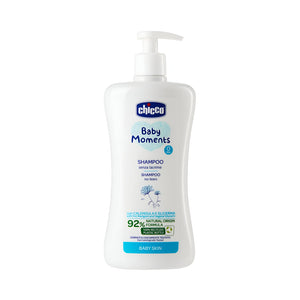 Chicco baby hair shampoo 500ml baby moment