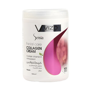 Vizo Moisturizing Cream 1000ml Sensia With Collagen And Peach
