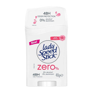 Lady speed stick deodorant stick 40g zero alcohol with rose petals