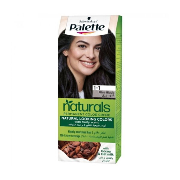 Palette hair color naturals 1.1 blue black