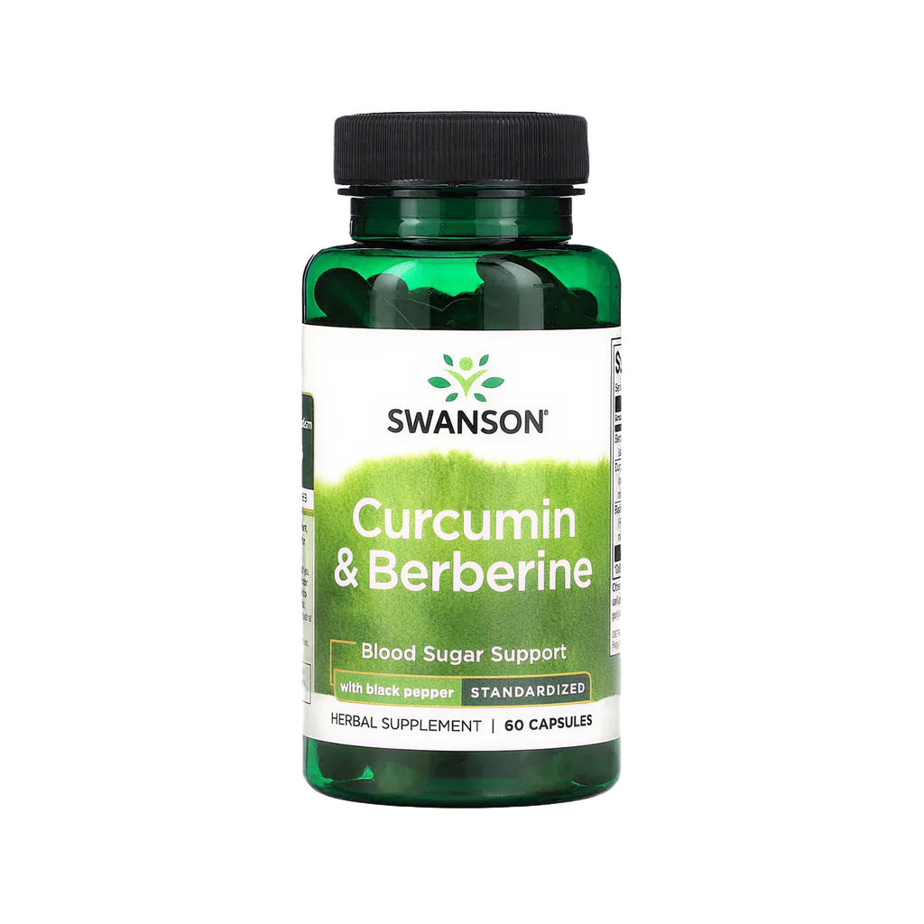Swanson Curcumin & Berberine with Black Pepper - 60 Caps
