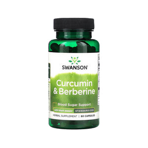 Swanson Curcumin & Berberine with Black Pepper - 60 Caps