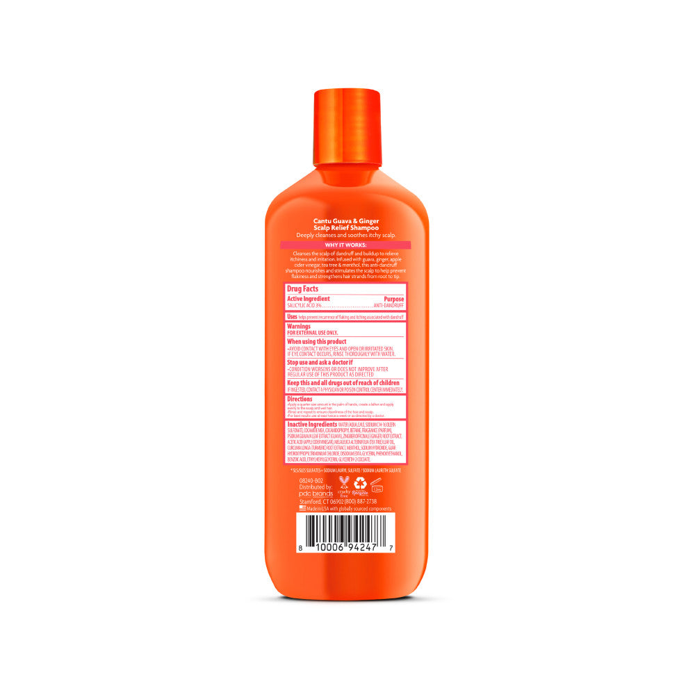 Cantu Scalp Care Shampoo – Guava & Ginger Cleansing Shampoo 180ml