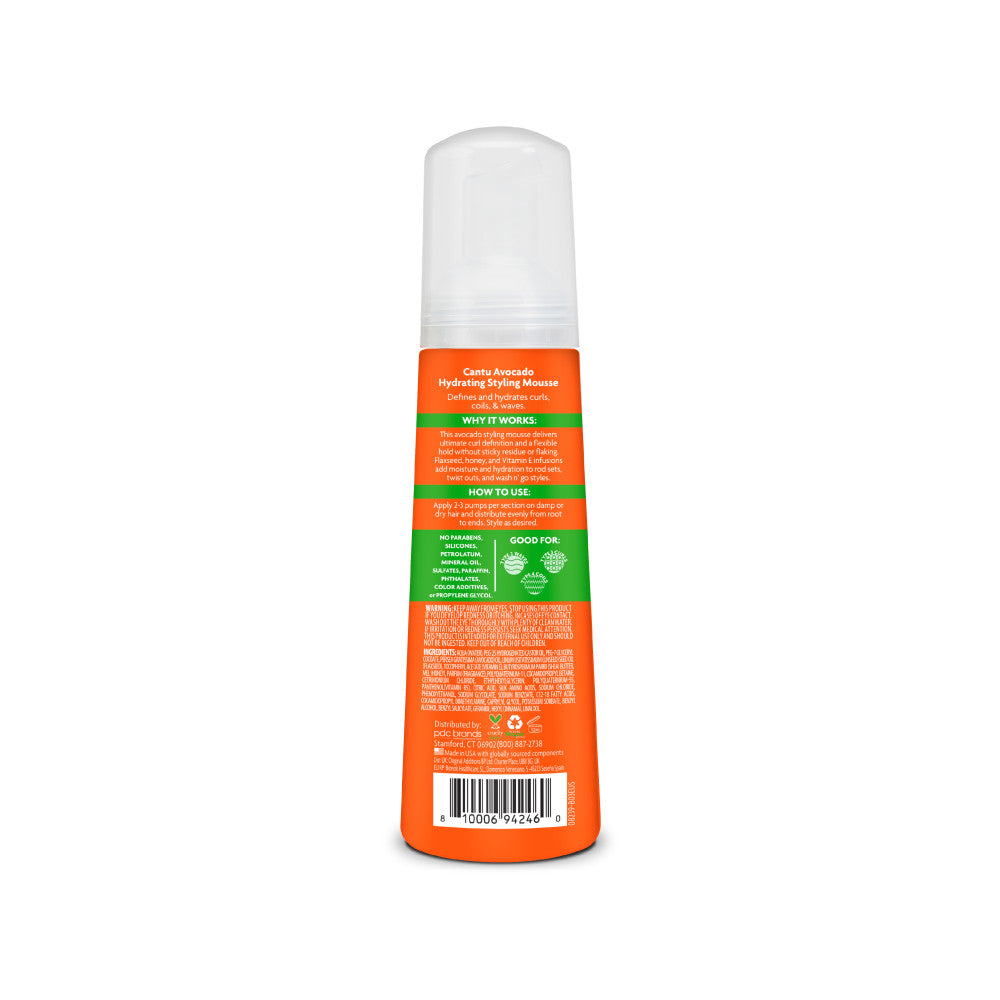 Cantu Hair Mousse Moisturizing Avocado For Hair Styling 248ml