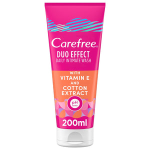 Carefree Feminine Wash with Vitamin E and Cotton Extract - pH Balanced