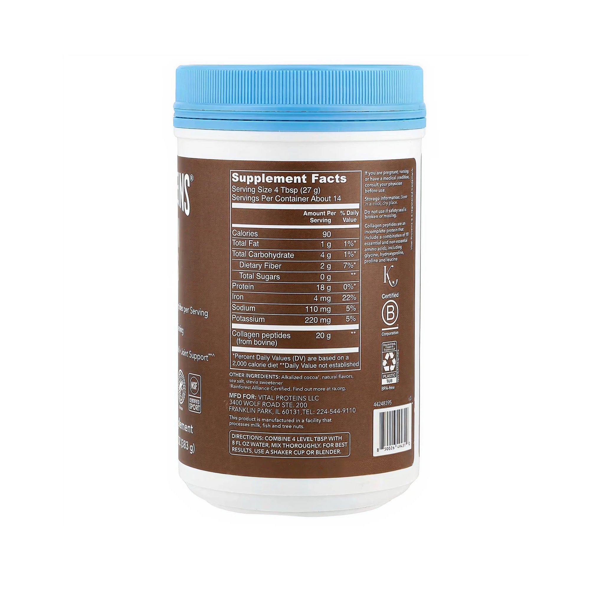 Vital Proteins Collagen Peptides (Chocolate) 383g
