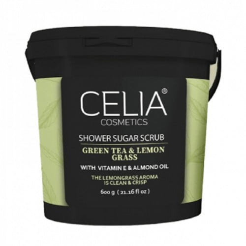 Celia Celia Sugar Scrub 600g Foamy With Green Tea And Lemongrass
