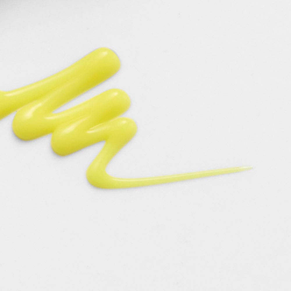 Swatch of the Celimax Retinal Shot serum showing its pale yellow retinal texture