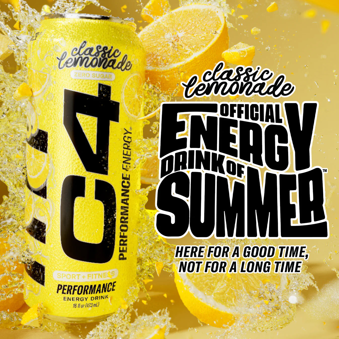 C4 Energy Carbonated Classic Lemonade 473ml (16oz)