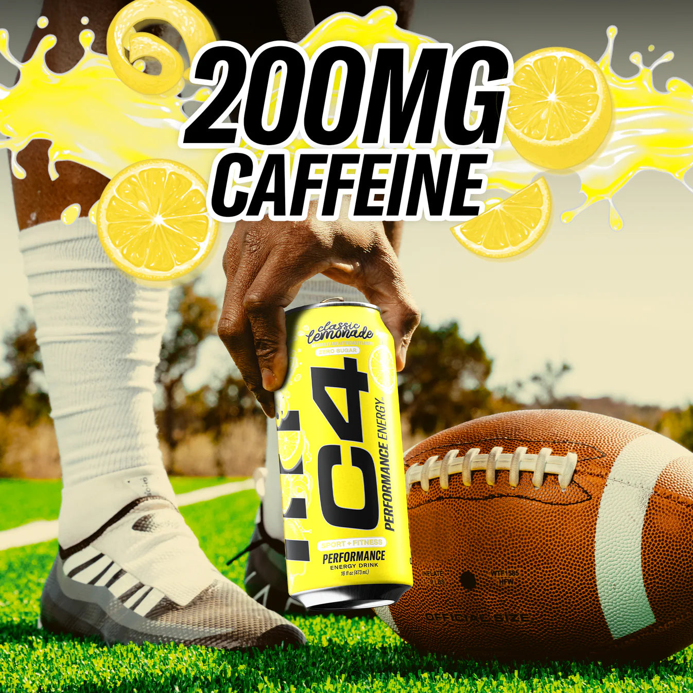 C4 Energy Carbonated Classic Lemonade 473ml (16oz)